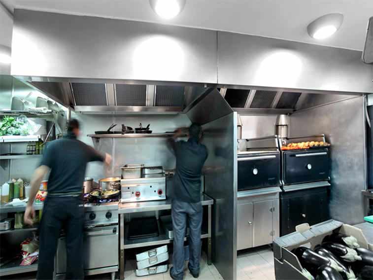 revestimiento de acero inoxidable para cocinas industriales Barcelona