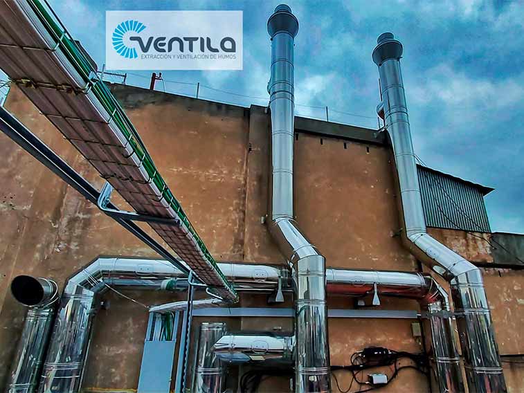 instalación tubos homologados EI-30 Barcelona