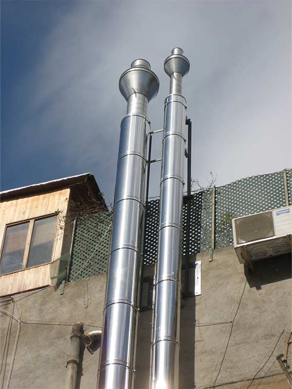 reparación conductos de extracción de humos en Barcelona