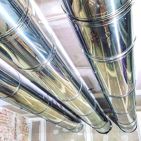 instalación de tubos de ventilación EI-30 para restaurantes, bares, comercios, hoteles en Barcelona